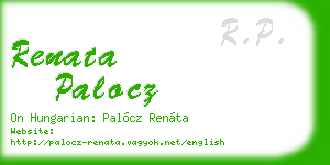 renata palocz business card